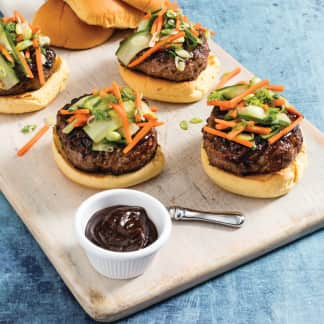 Hoisin-Glazed Lamb Burgers