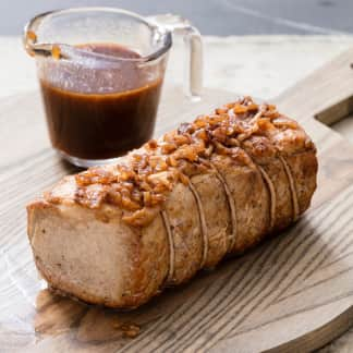 Slow-Cooker Maple-Glazed Pork Loin