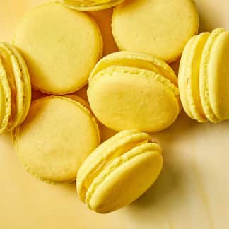 Macarons with Passion Fruit Curd