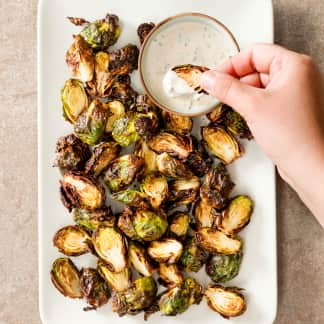 Air-Fried Brussels Sprouts