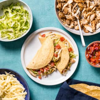 Air-Fryer Shredded Chicken Tacos