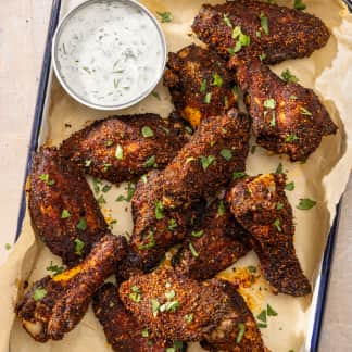 Roasted Spice-Rubbed Chicken Wings