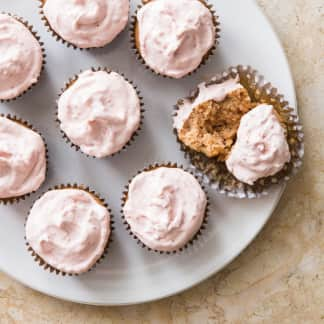 Strawberry Cupcakes (Reduced Sugar)