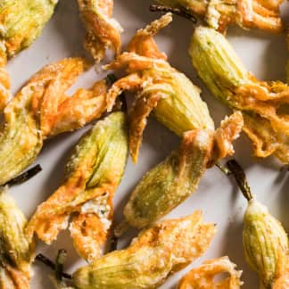 Fried Cheese-Stuffed Zucchini Blossoms