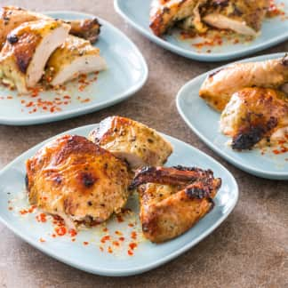 Thai Roast Chicken with Chile Dipping Sauce