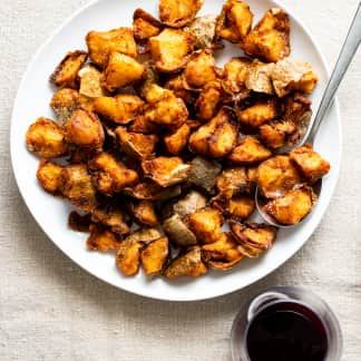 Torn and Fried Potatoes