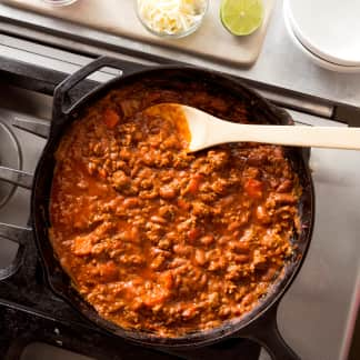 Cast Iron Weeknight Beef Chili