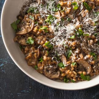 Instant Pot Wild Mushroom Farrotto