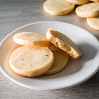 Garlic and Parmesan Cheese Coins