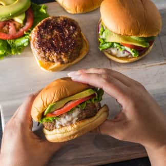 Skillet Turkey Burgers