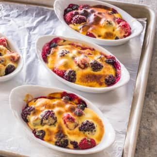 Summer Berry Gratin (Reduced Sugar)