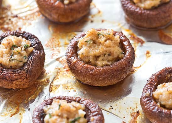 Stuffed Mushrooms with Parmesan and Thyme