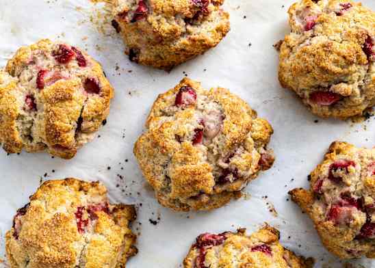 Strawberry Drop Biscuits