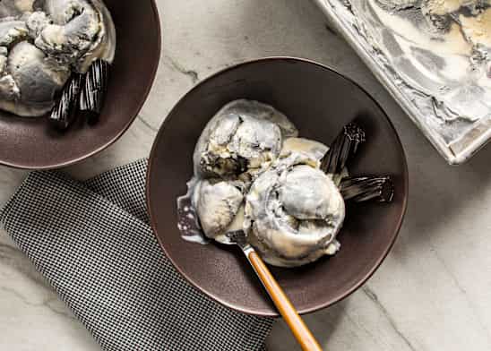 Licorice No-Churn Ice Cream