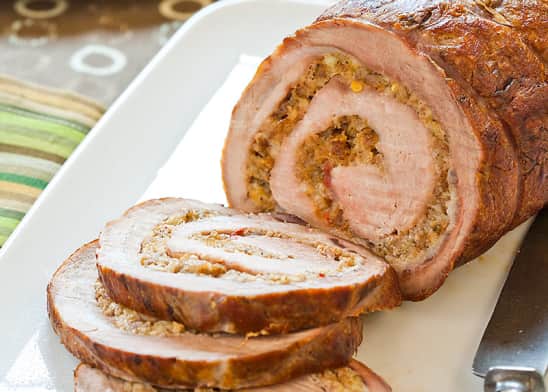 Sausage-Stuffed Pork Loin