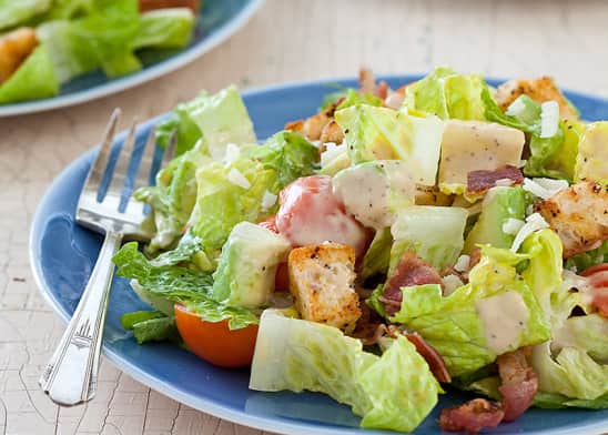 Cajun Blue Caesar Salad
