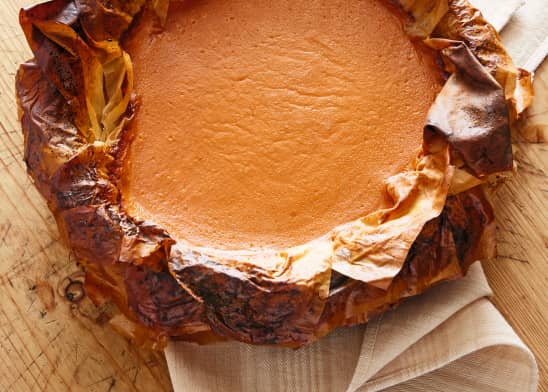 Pumpkin Pie with Phyllo Crust