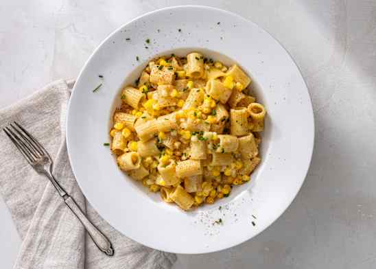 Creamy Corn-Miso Pasta