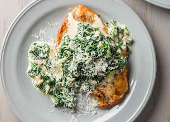 Chicken Florentine for Two
