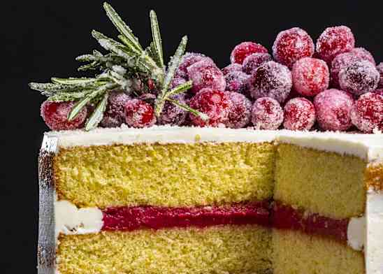 Cranberry-Orange Olive Oil Cake