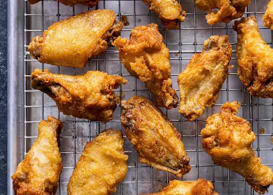 Extra-Crispy Double-Fried Chicken Wings