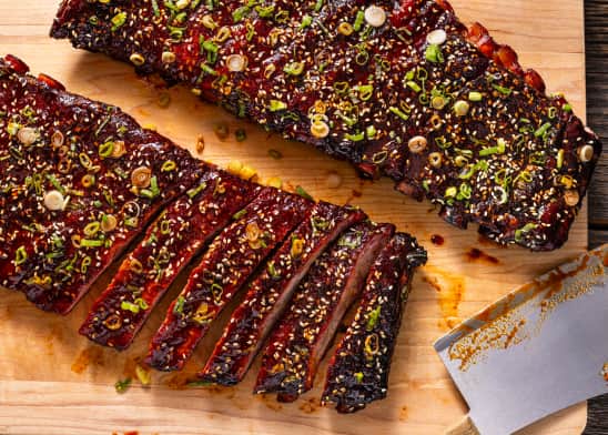 Gochujang-Glazed Ribs for a Charcoal Grill