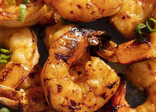 Hot Honey Broiled Shrimp