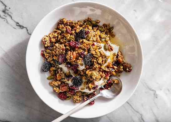 Maple-Pecan Protein Granola