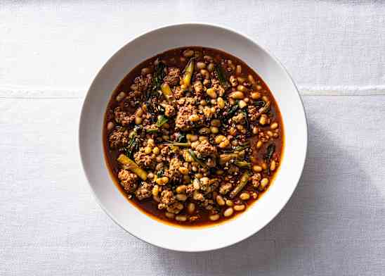 Bowl of mapo beans