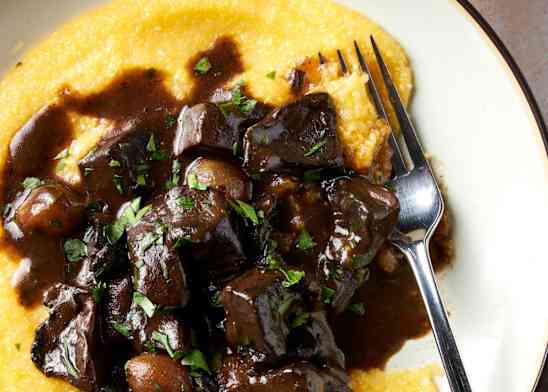 Mushroom Bourguignon