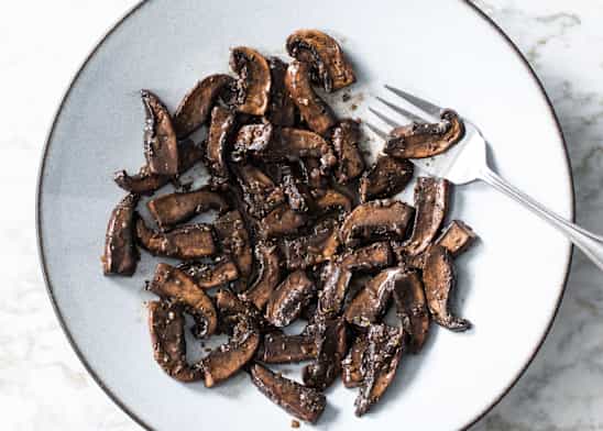 Sauteed Mushrooms with Red Wine and Rosemary