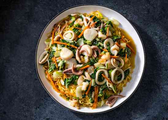 Seafood Pan-Fried Noodles