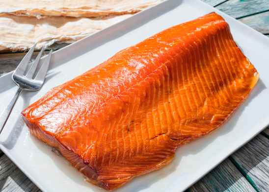 Hot-Smoked Whole Side of Salmon