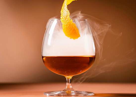 Smoked and Improved Brandy Cocktail