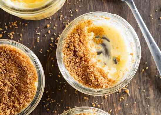 Sous Vide Upside-Down Cheesecake Cups
