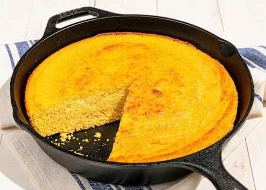 Cast Iron Southern-Style Cornbread