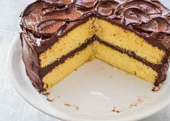 Fluffy Yellow Layer Cake