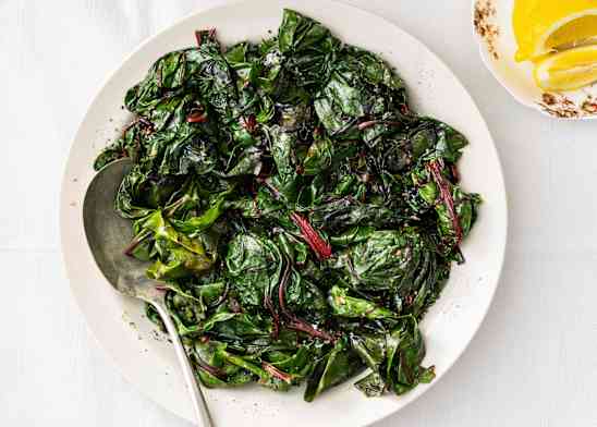 Wilted and Sauteed Tender Greens