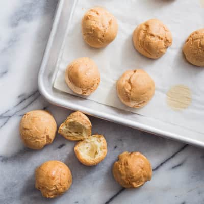 Some piping tips for Pâte à Choux. Watch more on Techniquely with