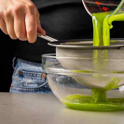 Fine-mesh strainer