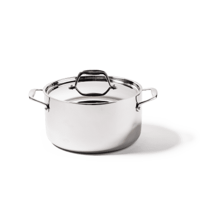 6 Qt Tri-Ply Clad Stainless Steel Covered Braiser