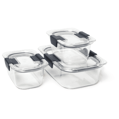 Rubbermaid Brilliance 6-Piece Lunch Sandwich Food Storage