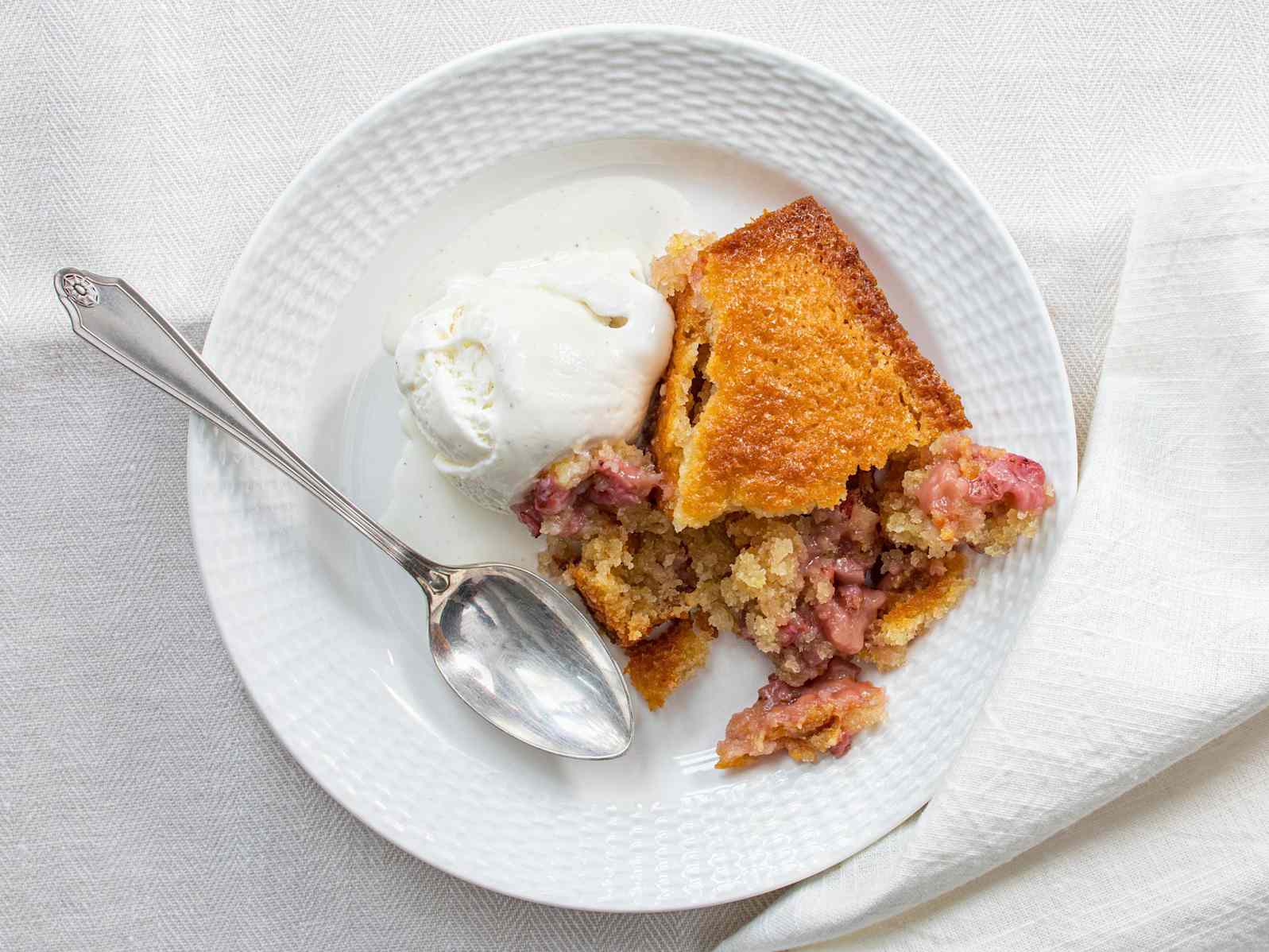Strawberry Spoon Cake
