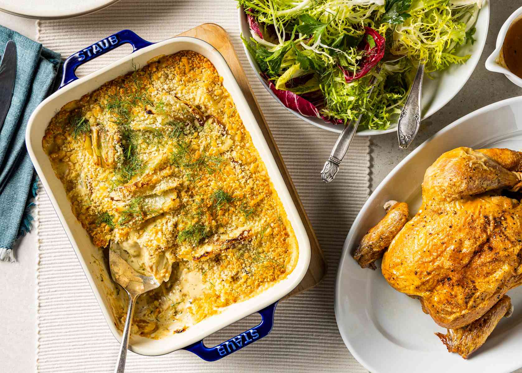 Fennel and Onion Gratin
