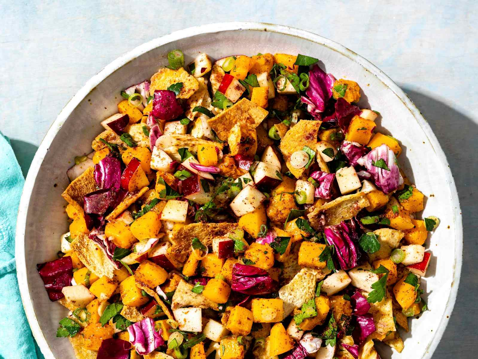 Butternut Squash and Apple Fattoush