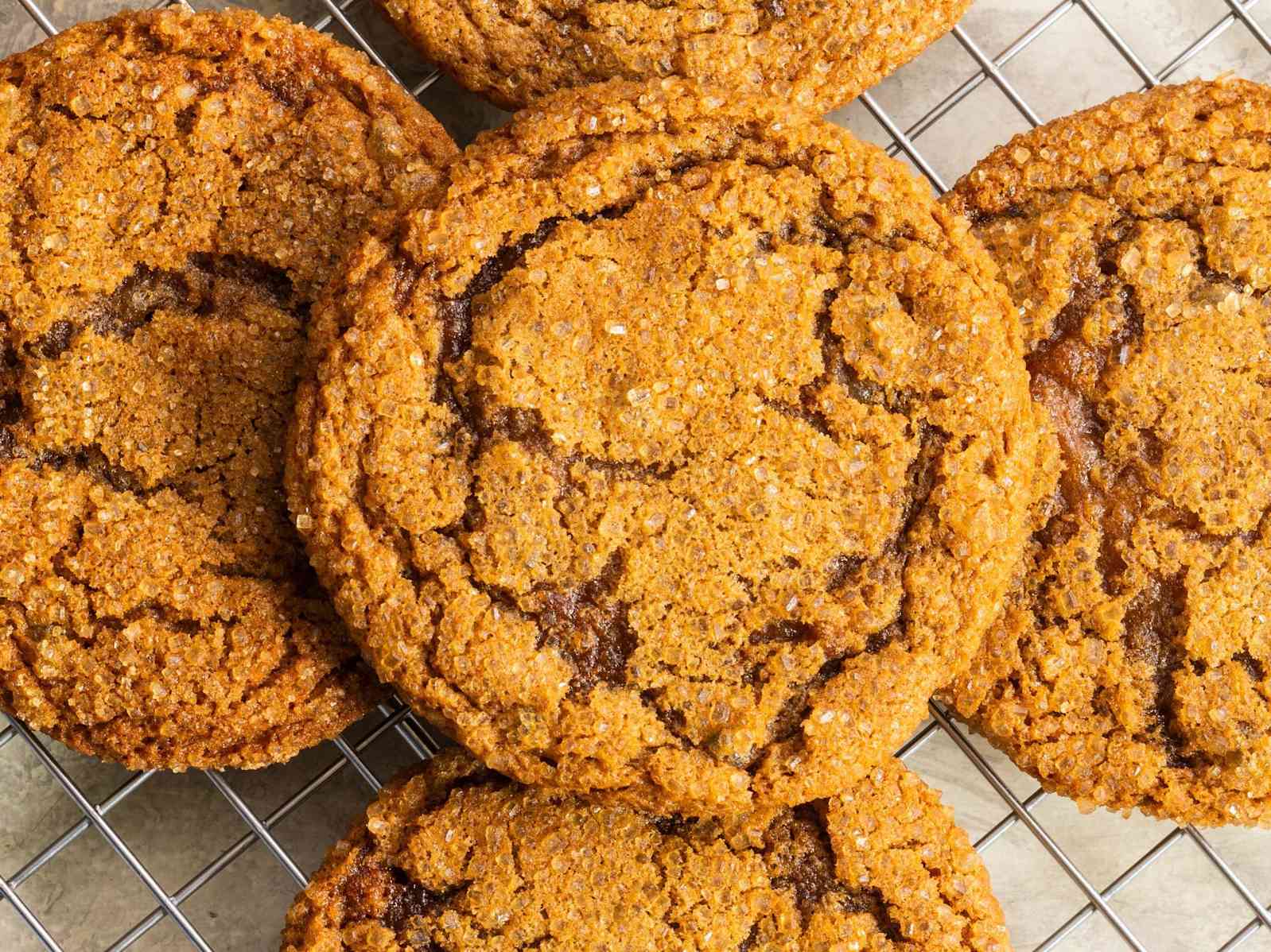 Triple ginger cookies with extra spice