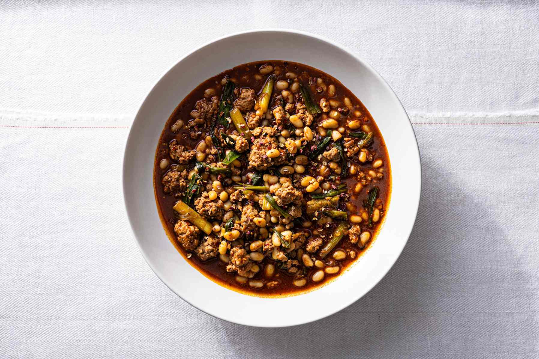Bowl of mapo beans