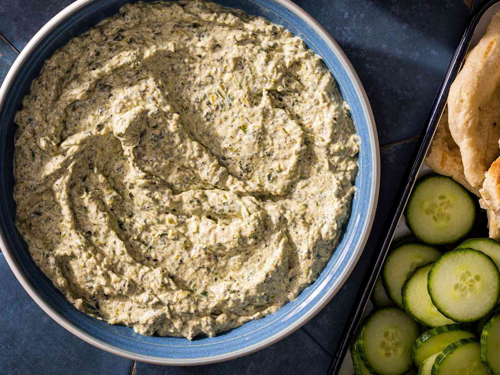 Spicy Charred Herb Dip