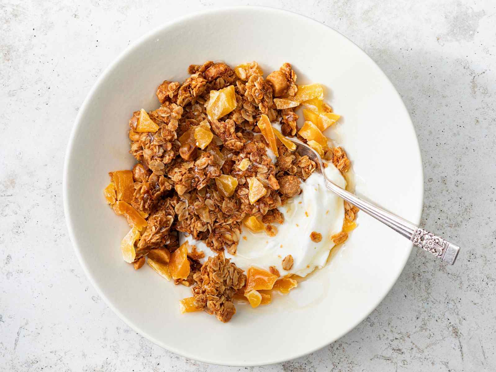 Tropical Granola with Dried Mango
