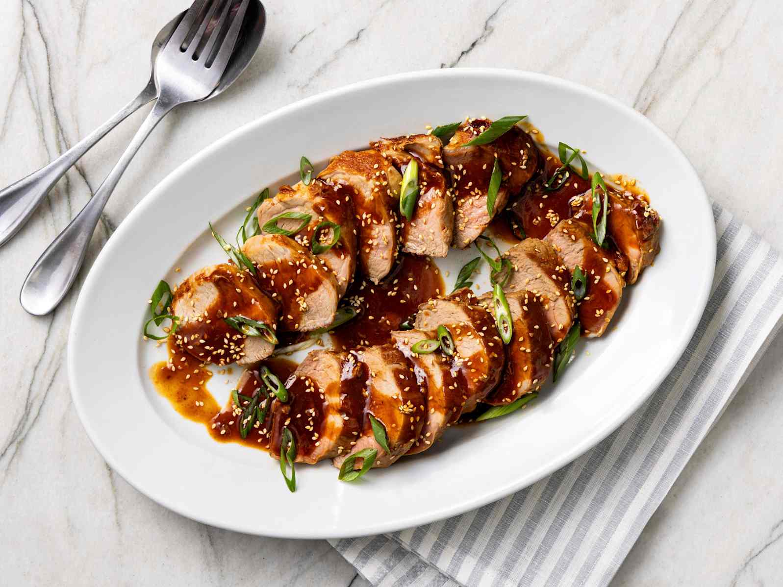 Hoisin-Glazed Pork Tenderloin